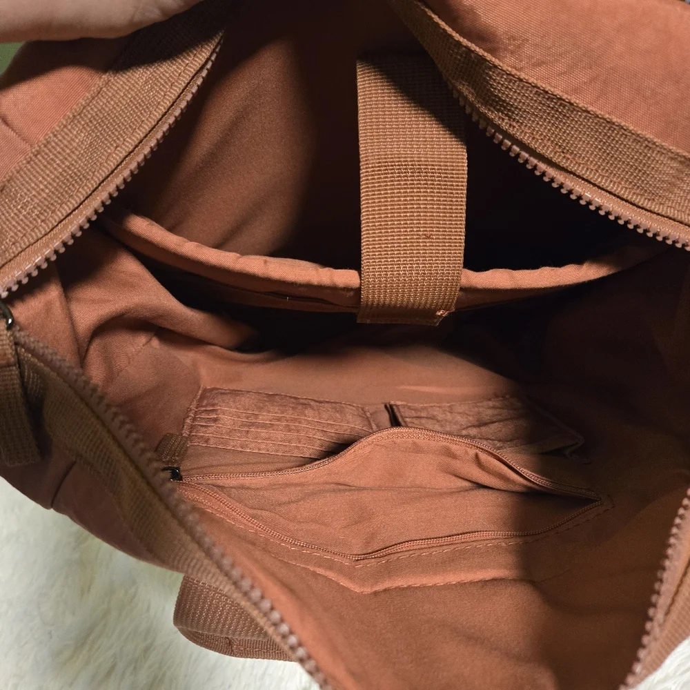 Tommy Bahama Terracotta Rust Nylon Laptop Backpack Travel Bag